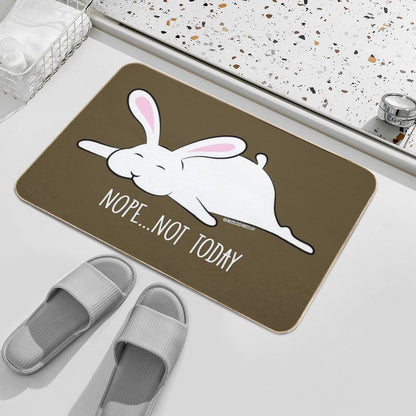 Nope, Not Today - Bunny  Multi-Purpose Bath Mat
