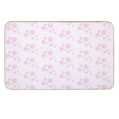 Pink Bubbles Collection  Toxin-Free Bath Mat