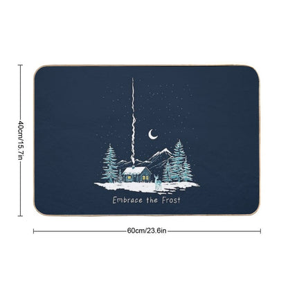 Embrace The Frost  Eco-Friendly Bath Mat