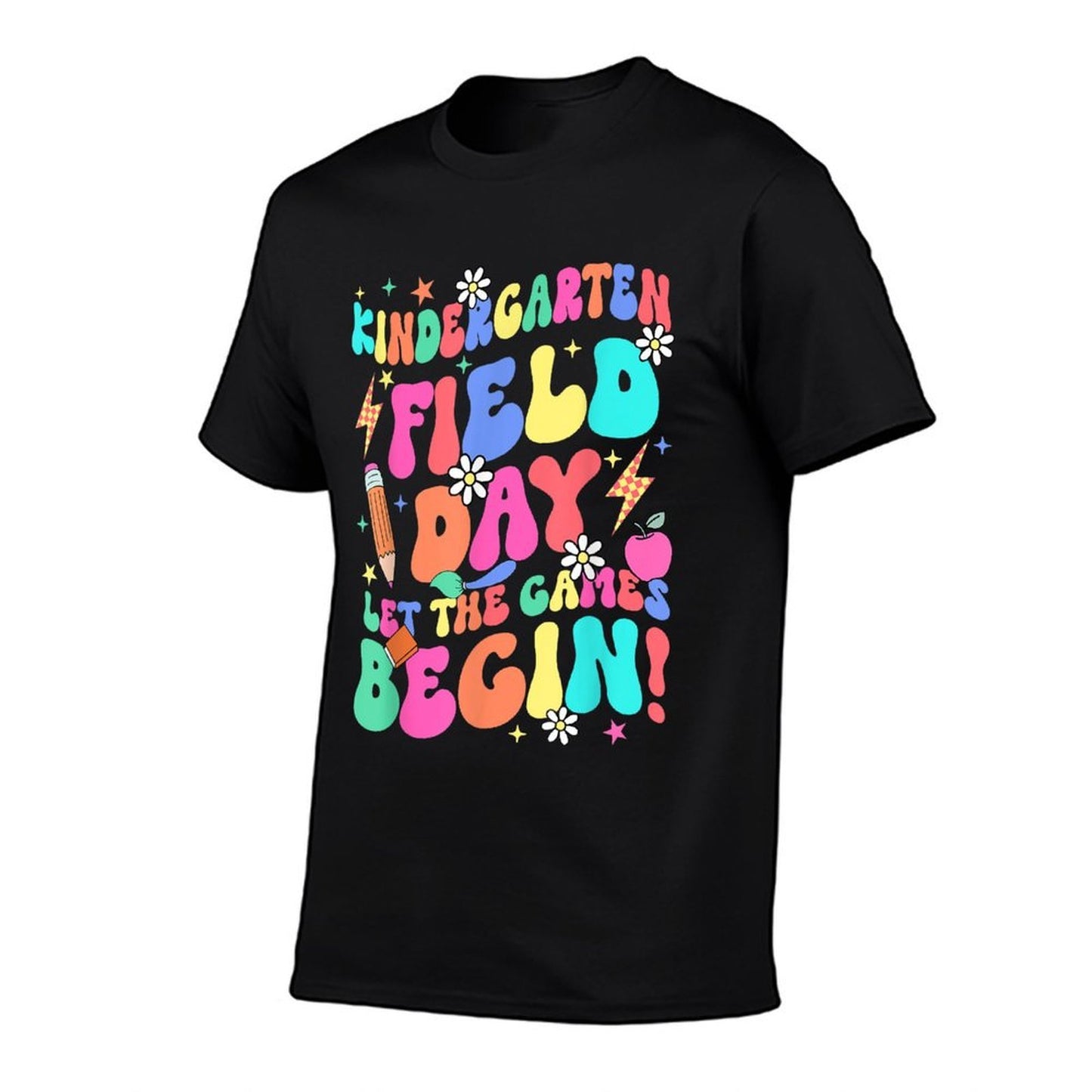 Kindergarten Field Day Let The Games Begin Teacher Boy Girl  Polyester Blend T-Shirt