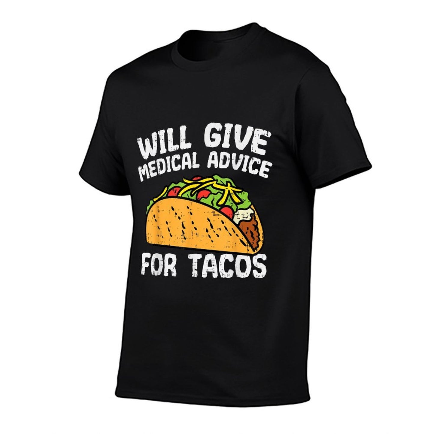 Medical Advice For Tacos Mexican Cinco De Mayo Doctor Nurse  Ribbed Collar T-Shirt