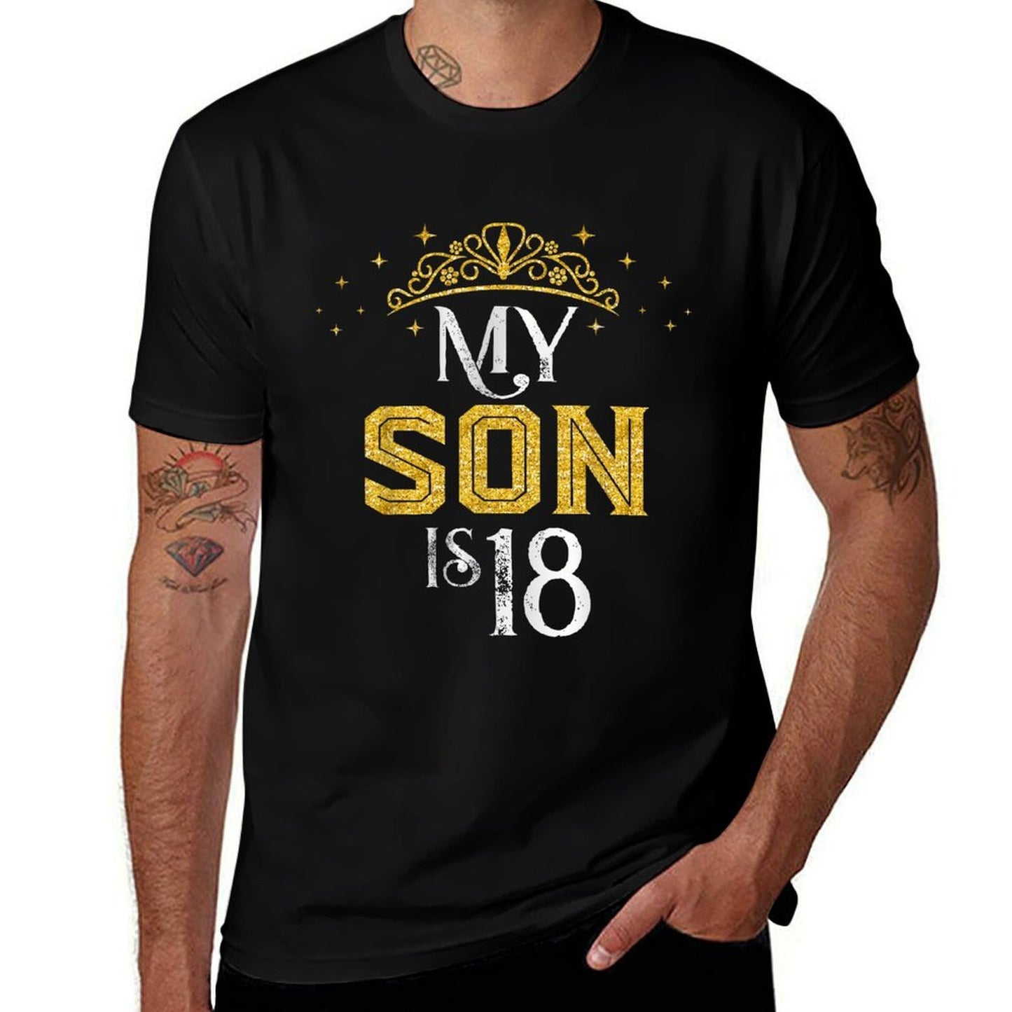 My Son Is 18 Years Old 2005 18th Birthday Gifts  Versatile T-Shirt