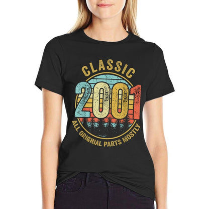 Vintage 2001 Limited Edition 21 Years Old 21st Birthday  Quick-drying T-Shirt