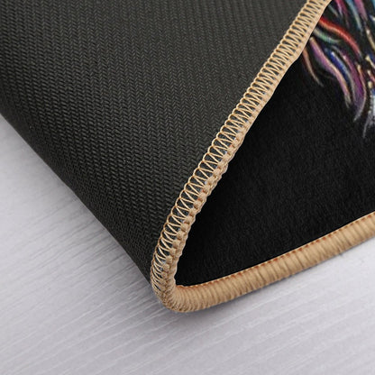 Scottish Highland Cow ' BoLLY ' by Shirley MacArthur  Anti-Trip Bath Mat