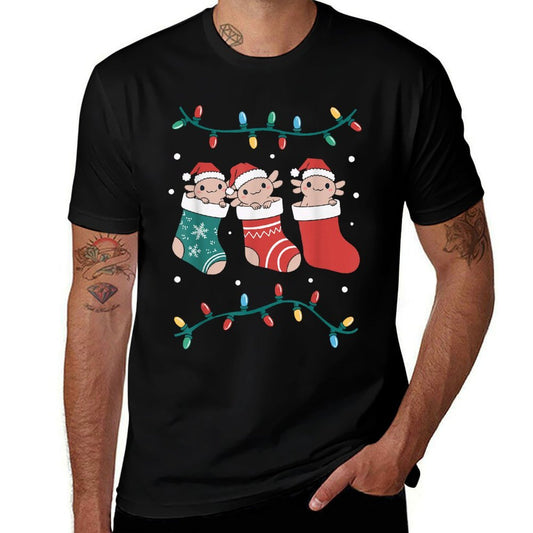Axolotl Christmas  Vintage-inspired T-Shirt