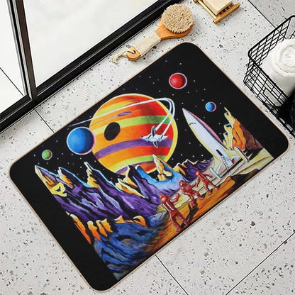 NEW WORLDS  Non-Slip Bath Mat