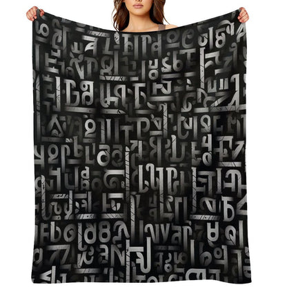 Beautiful Digital Art Pattern Gift-ready Throw Blanket