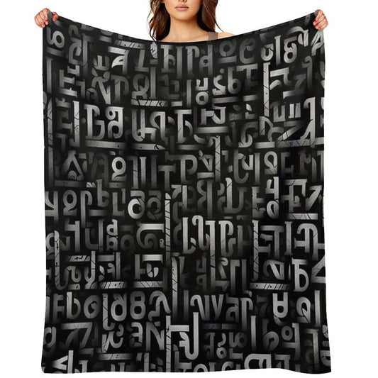 Beautiful Digital Art Pattern Gift-ready Throw Blanket
