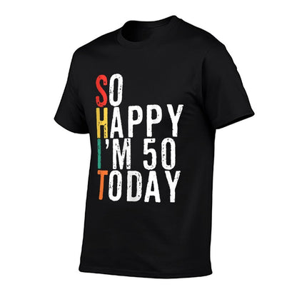 Womens 50th Birthdays For Her Gift  Quick-drying T-Shirt