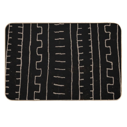 Simple African Mud Cloth  Rapid-Drying Bath Mat