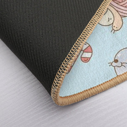 Bubu The Guinea Pig, South Pole Holiday Durable Bath Mat