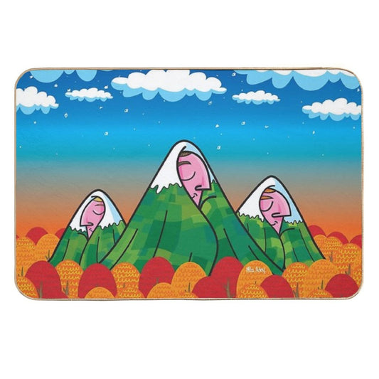 Sleeping Giants  Repositionable Bath Mat