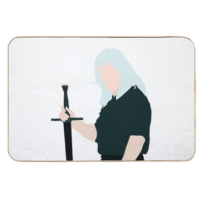 The Witcher  Geralt of Rivia  Dirt-Trapping Bath Mat