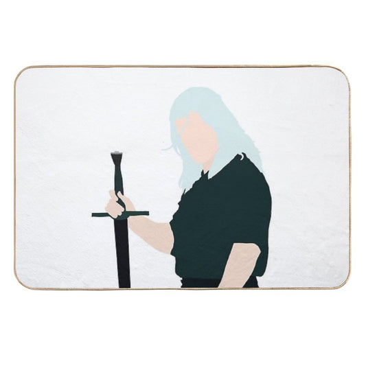 The Witcher  Geralt of Rivia  Dirt-Trapping Bath Mat