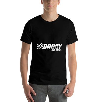 Daddy Pit Crew Race Car Birthday Family Racing  Moisture-wicking T-Shirt