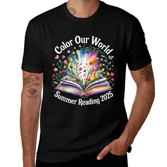 Color Our World Summer Reading 2025  Versatile T-Shirt