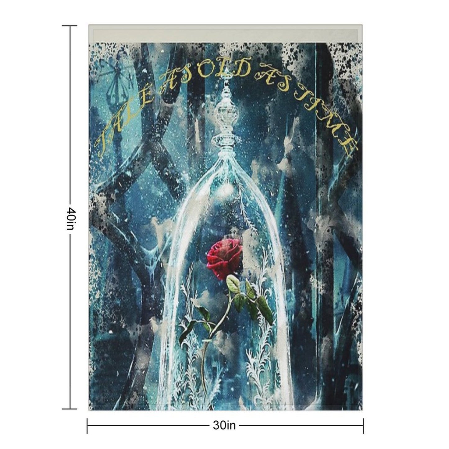 Beauty And The Beast Travel-friendly Throw Blanket