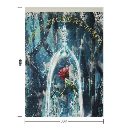 Beauty And The Beast Travel-friendly Throw Blanket
