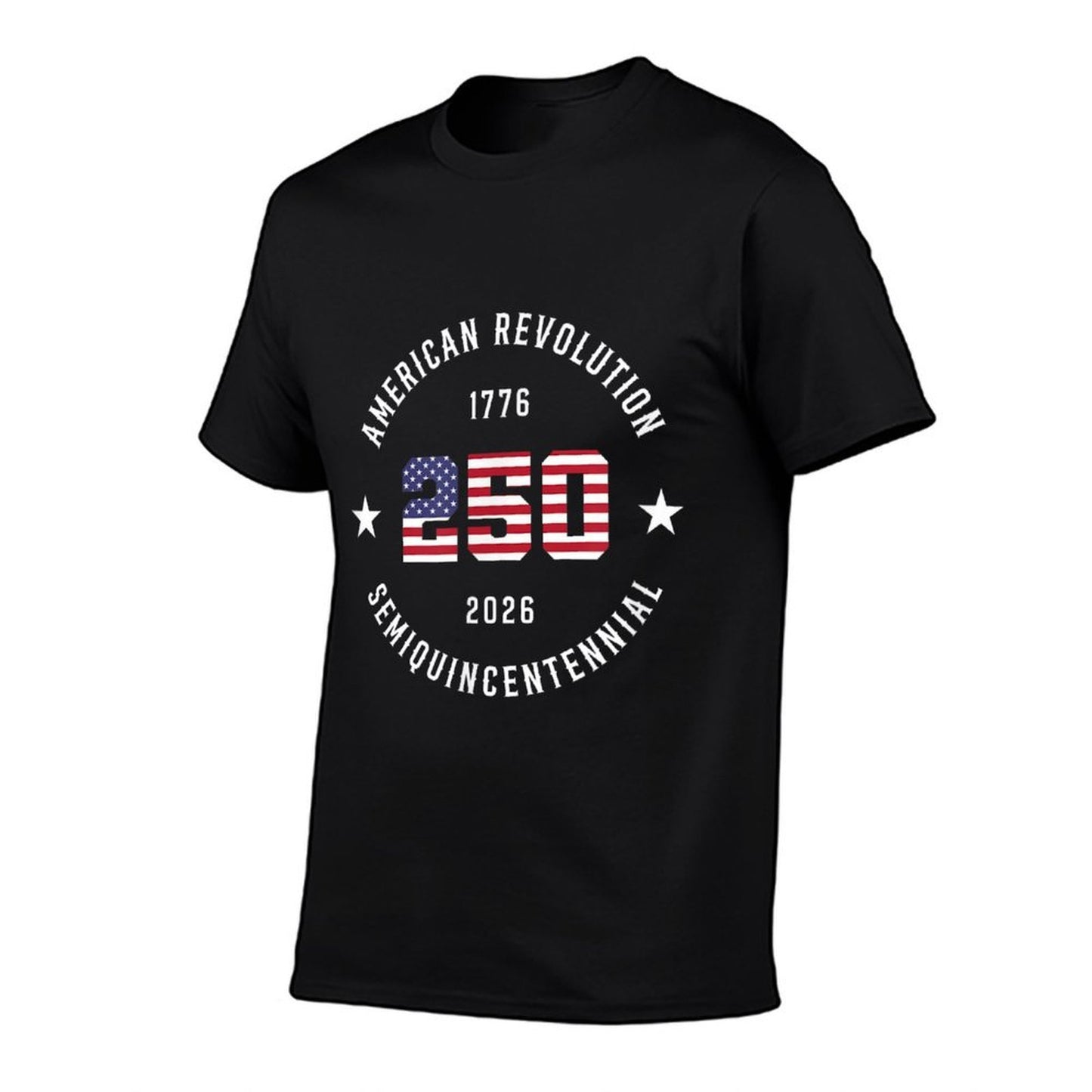 American Revolution Semiquincentennial 250 Anniversary USA  Oversized Silhouette T-Shirt