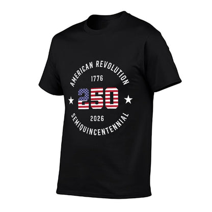 American Revolution Semiquincentennial 250 Anniversary USA  Oversized Silhouette T-Shirt