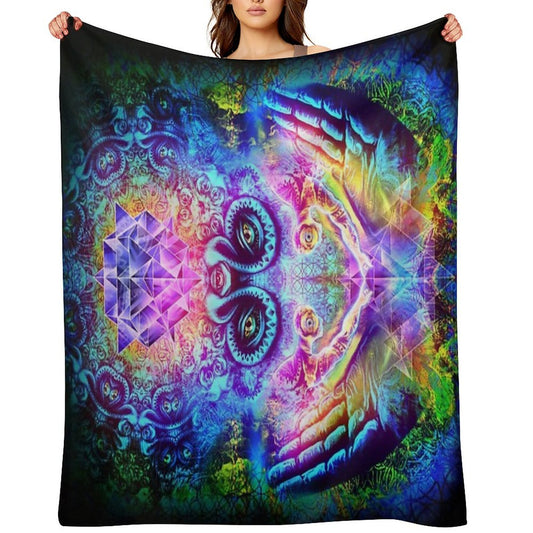 Transition to Butterfly Wrinkle-free Throw Blanket