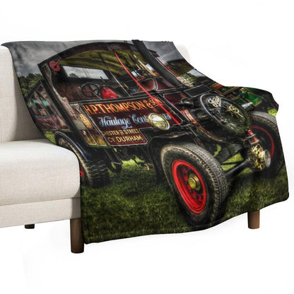 Traction Engine At The Steam Rally Comfort Throw Blanket