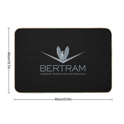 BERTRAM YACHTS LOGO  Versatile Bath Mat