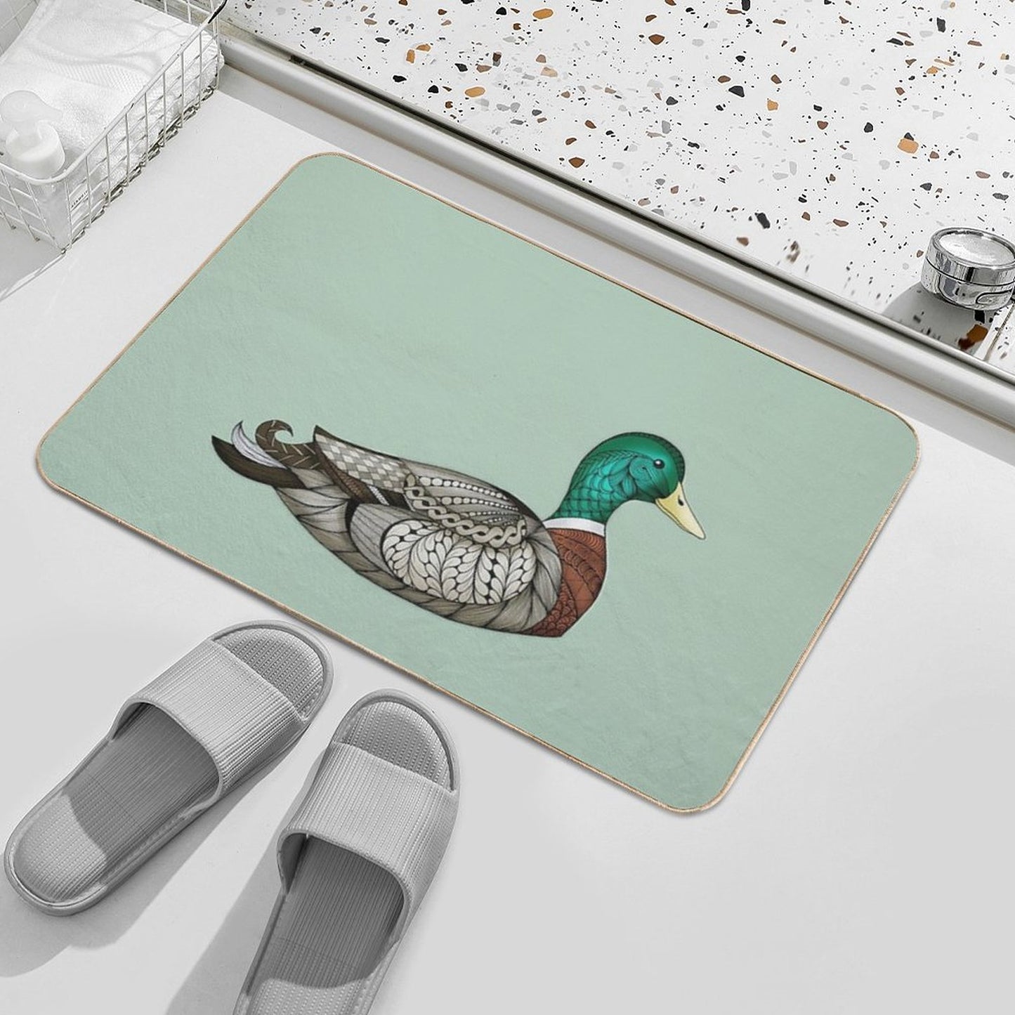 Mallard Duck  Toxin-Free Bath Mat