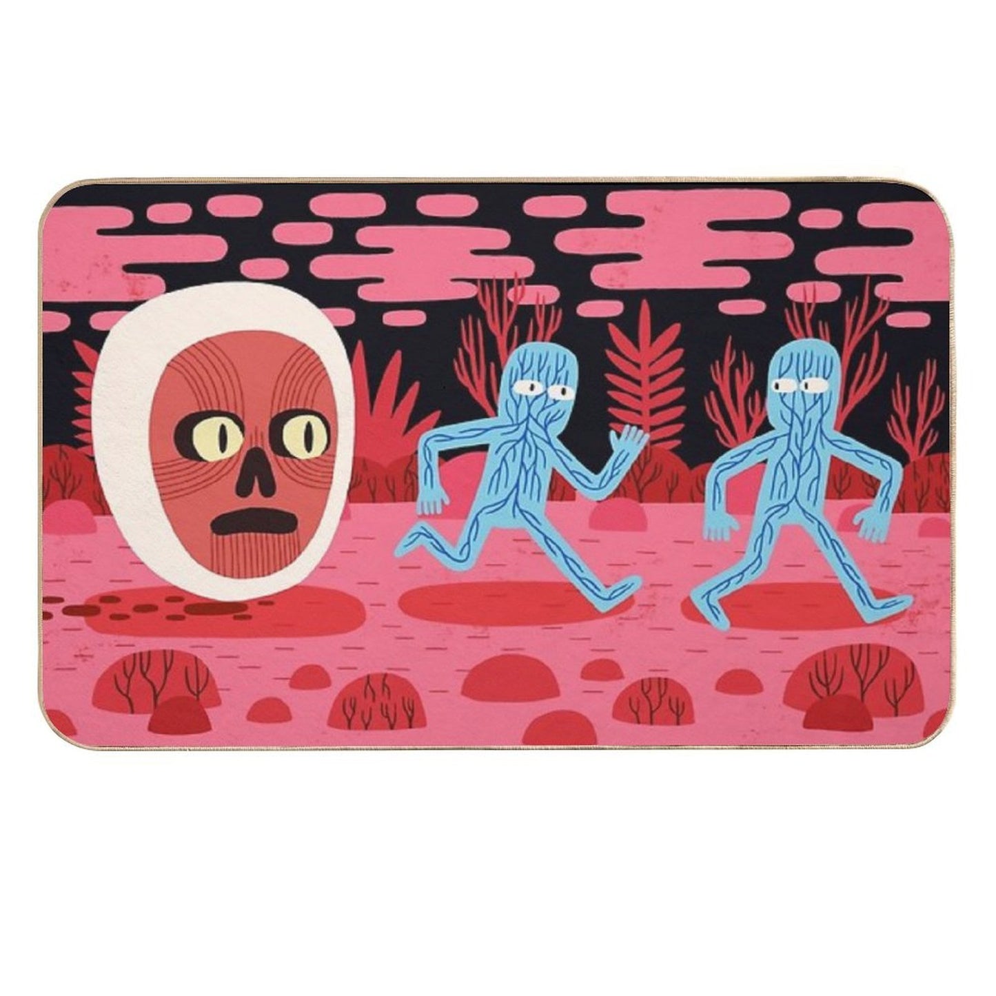 Running from Nightmares  Long-Lasting Bath Mat