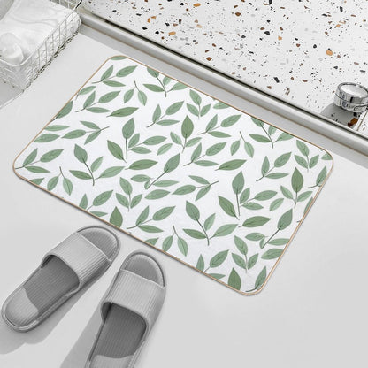 Delicate Foliage  Multi-Purpose Bath Mat