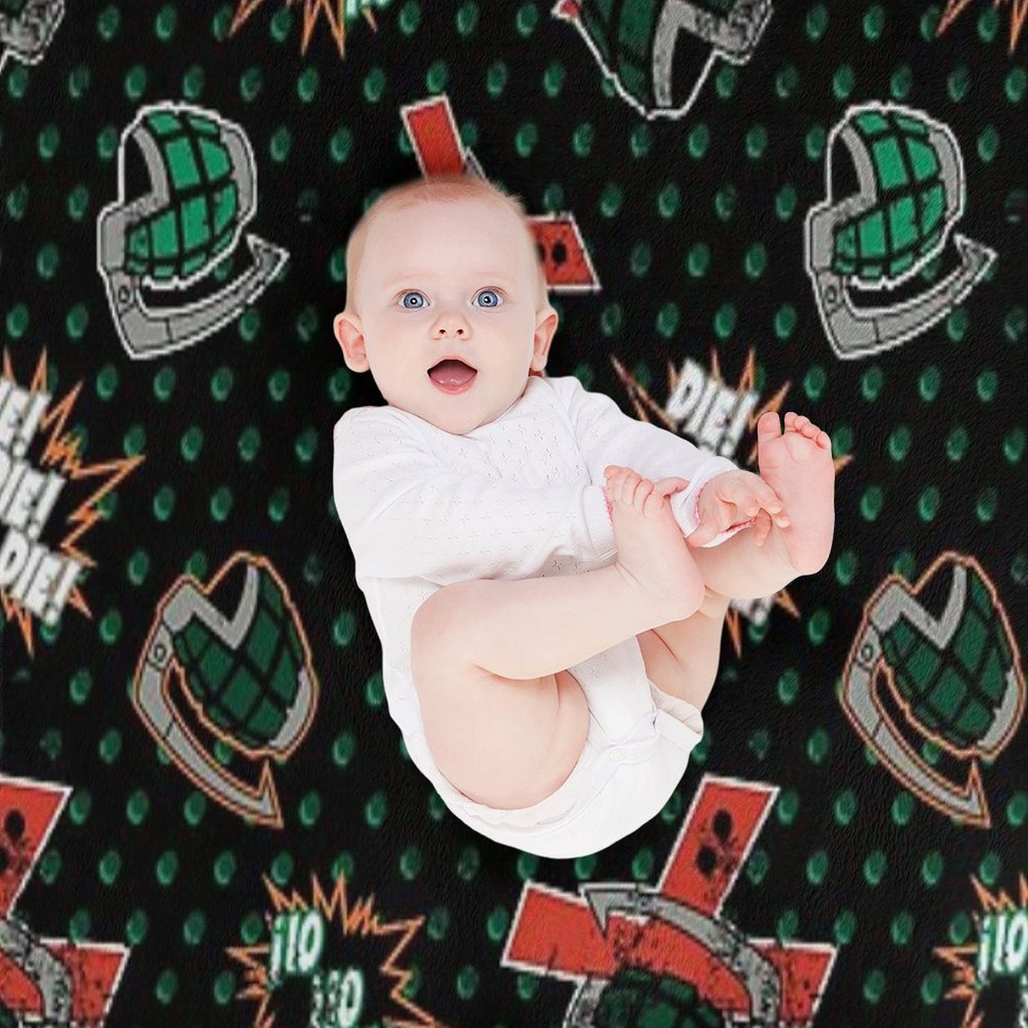Ground Zero Grenades Wrinkle-free Throw Blanket
