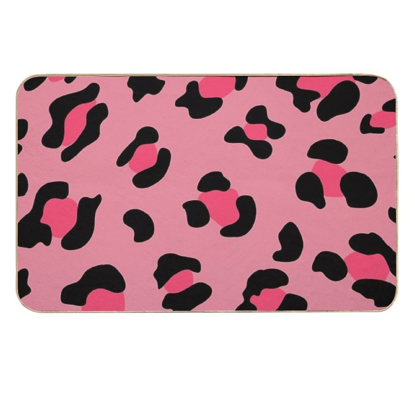 Leopard Pink  Pet-Safe Bath Mat