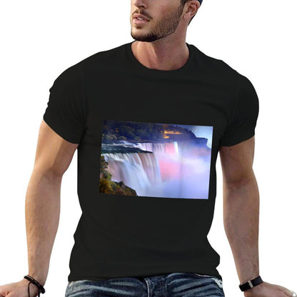 Niagara Falls Evening Twilight Colors Comfortable T-Shirt