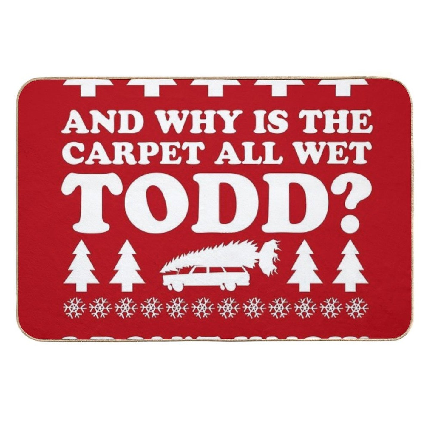 Soggy Christmas  Multi-Purpose Bath Mat