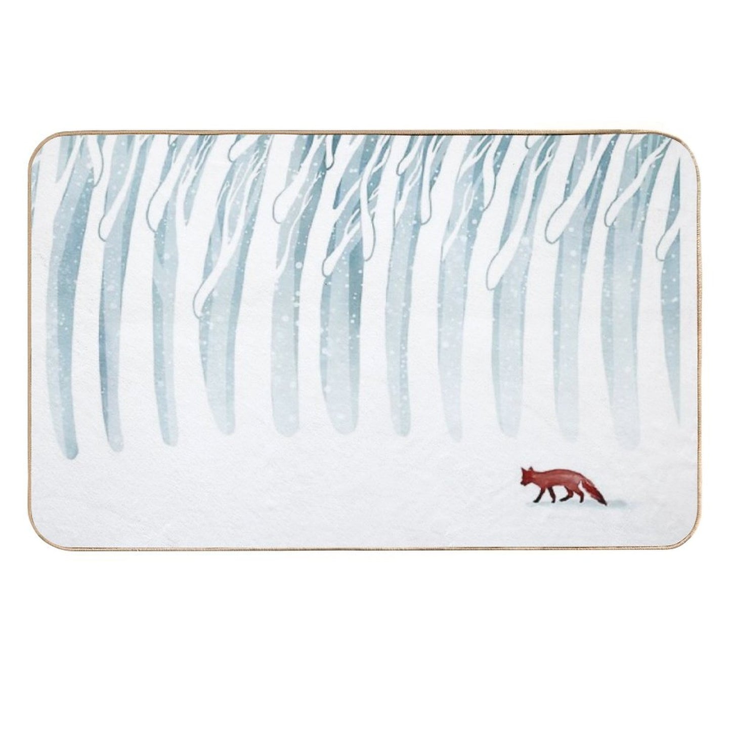 Winter Storm  Repositionable Bath Mat