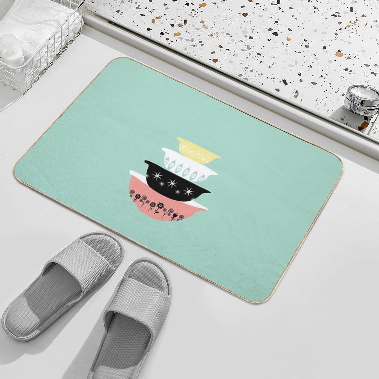 Pyrex Pretties  Odorless Bath Mat