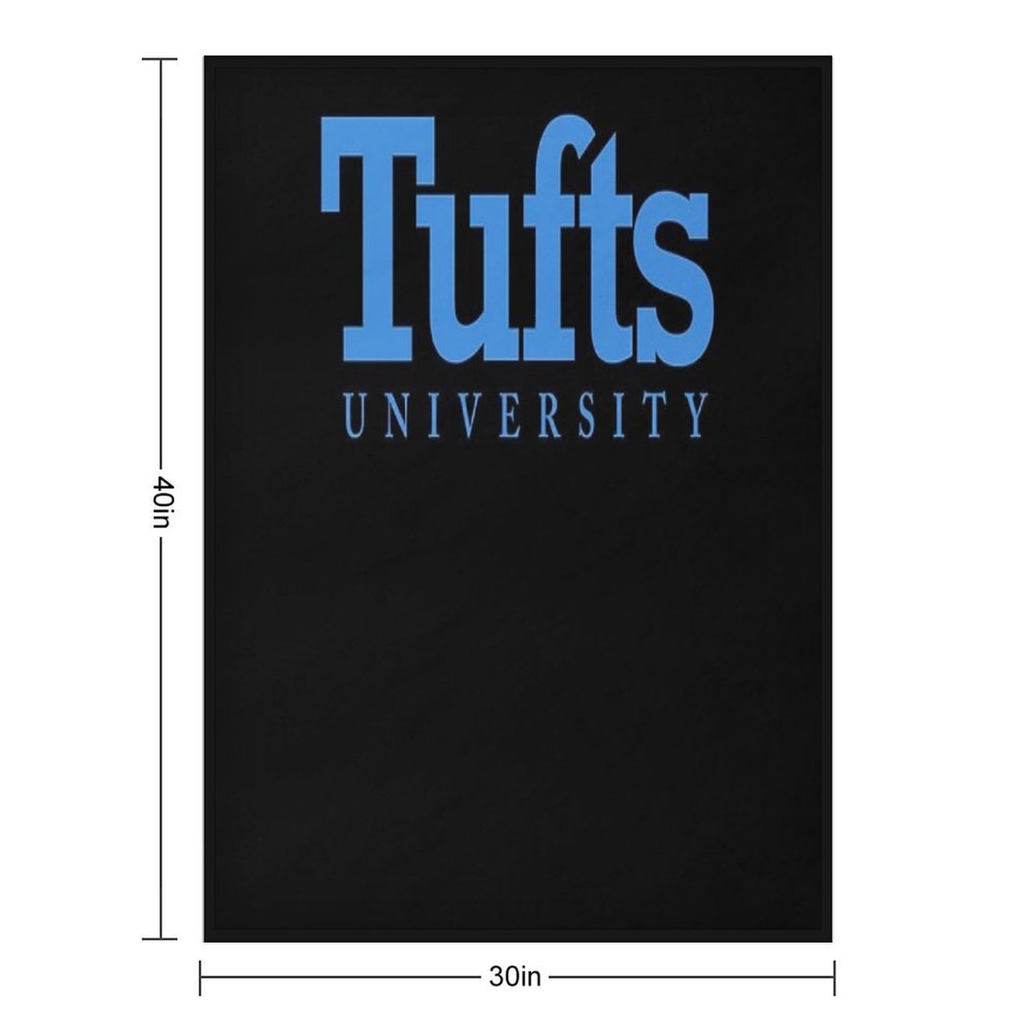 Tufts University Classic Versatility Throw Blanket