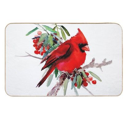 Red Cardinal  Multi-Purpose Bath Mat