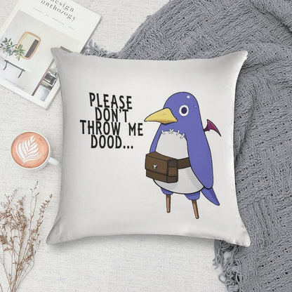 I'll Throw You Anyway Soft Hidden Zipper Throw Pillow