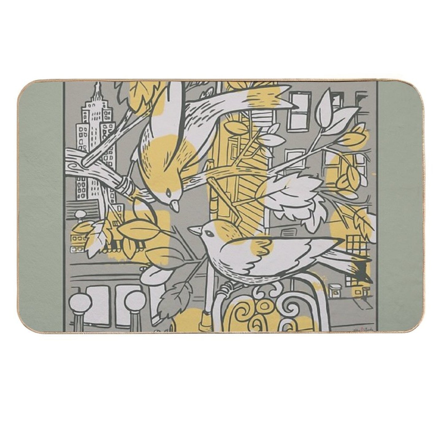 It's Nice To Be Home  Dirt-Trapping Bath Mat