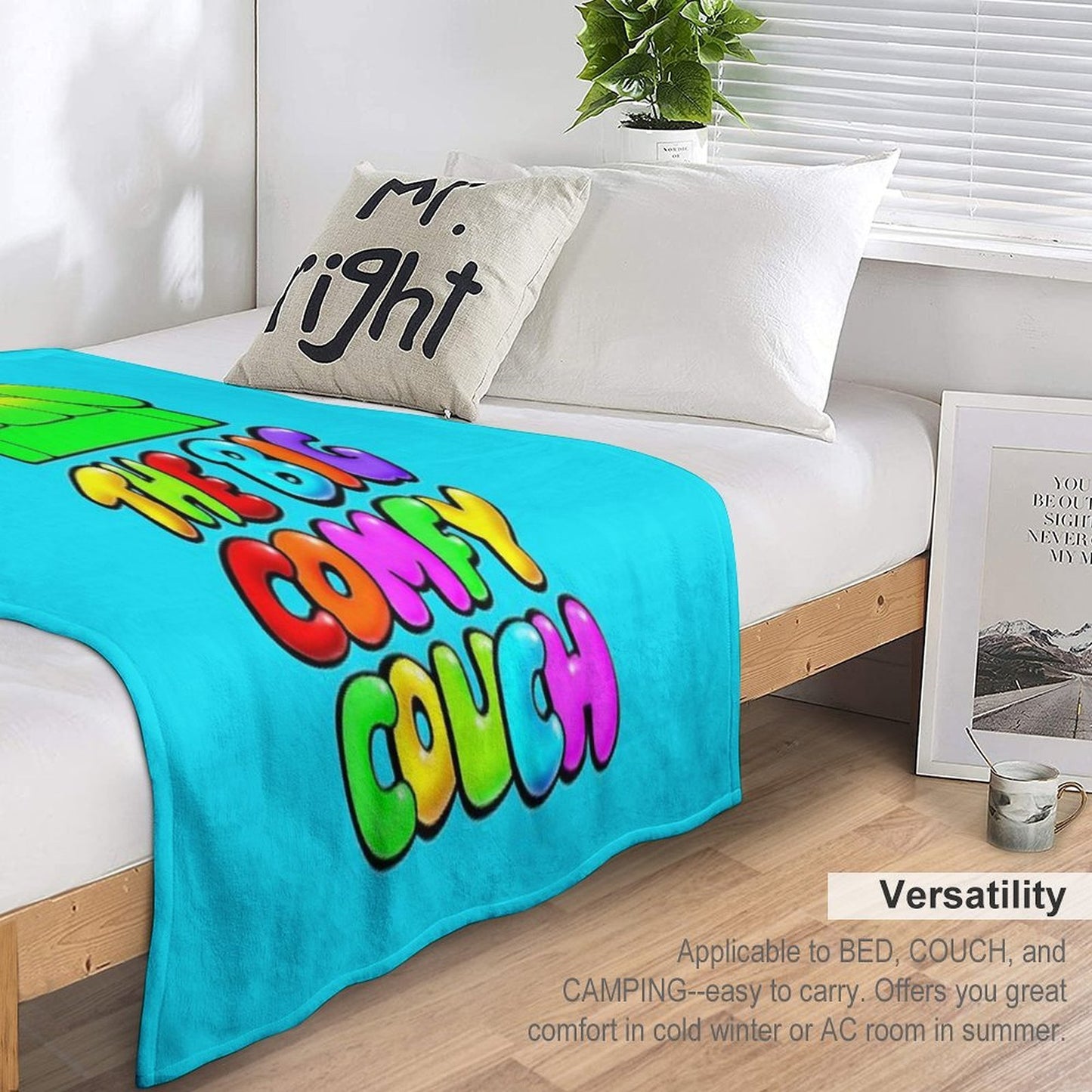 The Big Comfy Couch Travel-friendly Throw Blanket