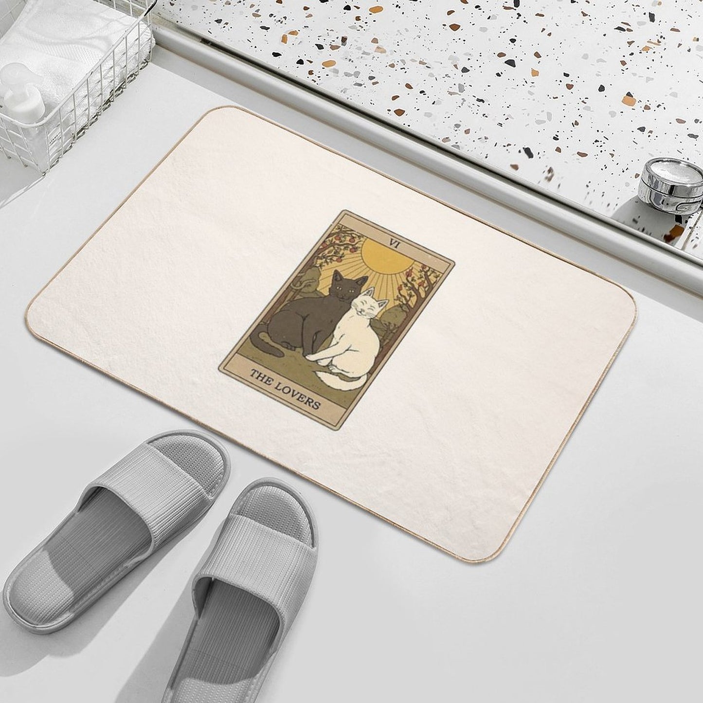 The Lovers  Slip-Resistant Bath Mat