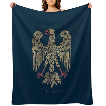 Friuli Emblem - Vintage Gold All-season Throw Blanket