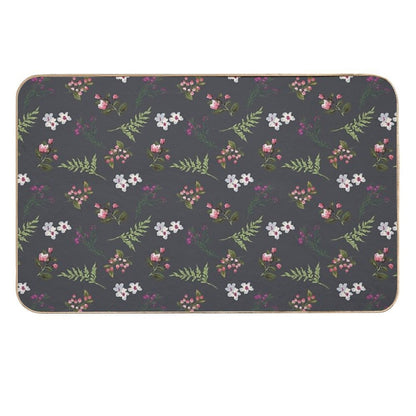 Vintage Flowers  Slip-Resistant Bath Mat