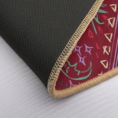 Mollymauk's Coat, Front Panels Durable Bath Mat