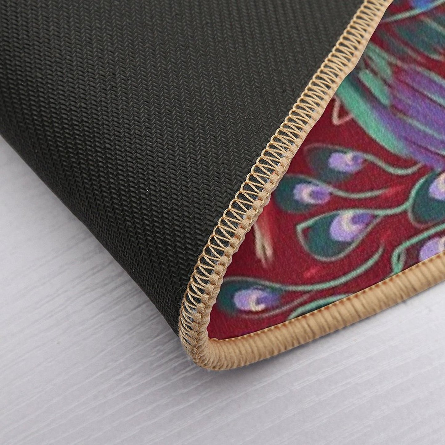 Mollymauk Back of Coat Grunge Style  Absorbent Bath Mat