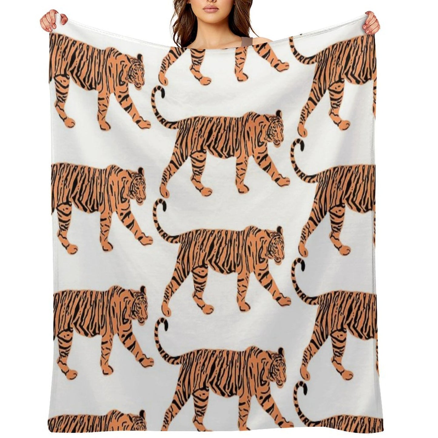 Tiger Travel-friendly Throw Blanket