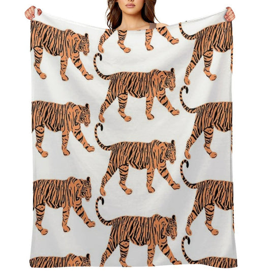 Tiger Travel-friendly Throw Blanket