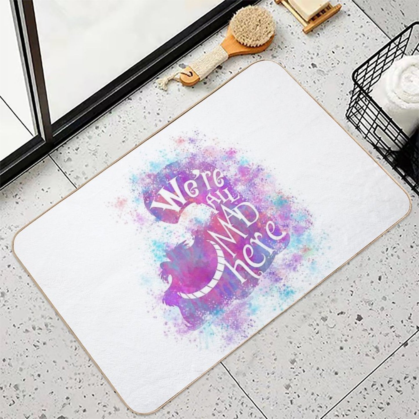 We're All Mad Here  Versatile Bath Mat