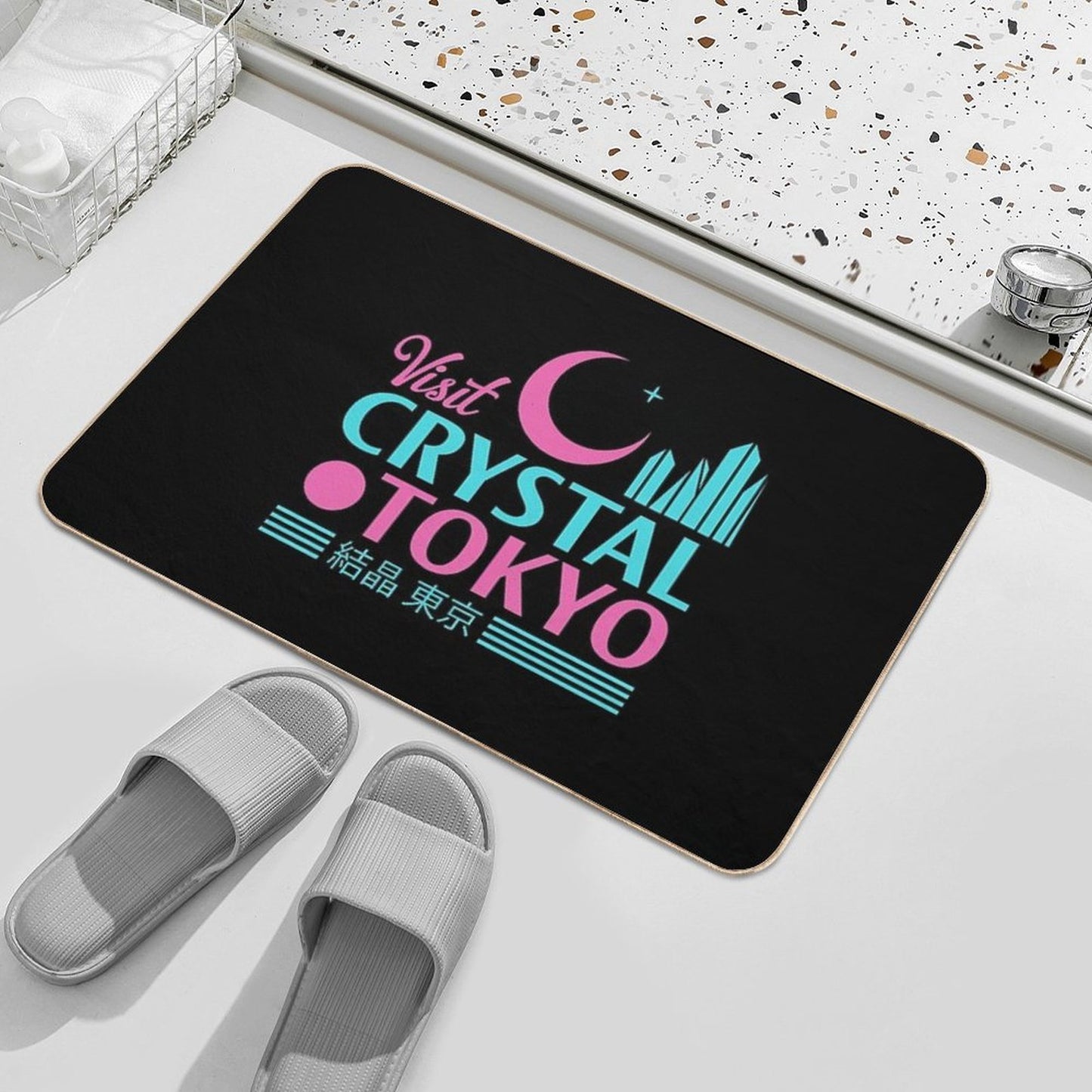 Crystal Tokyo  Pet-Safe Bath Mat